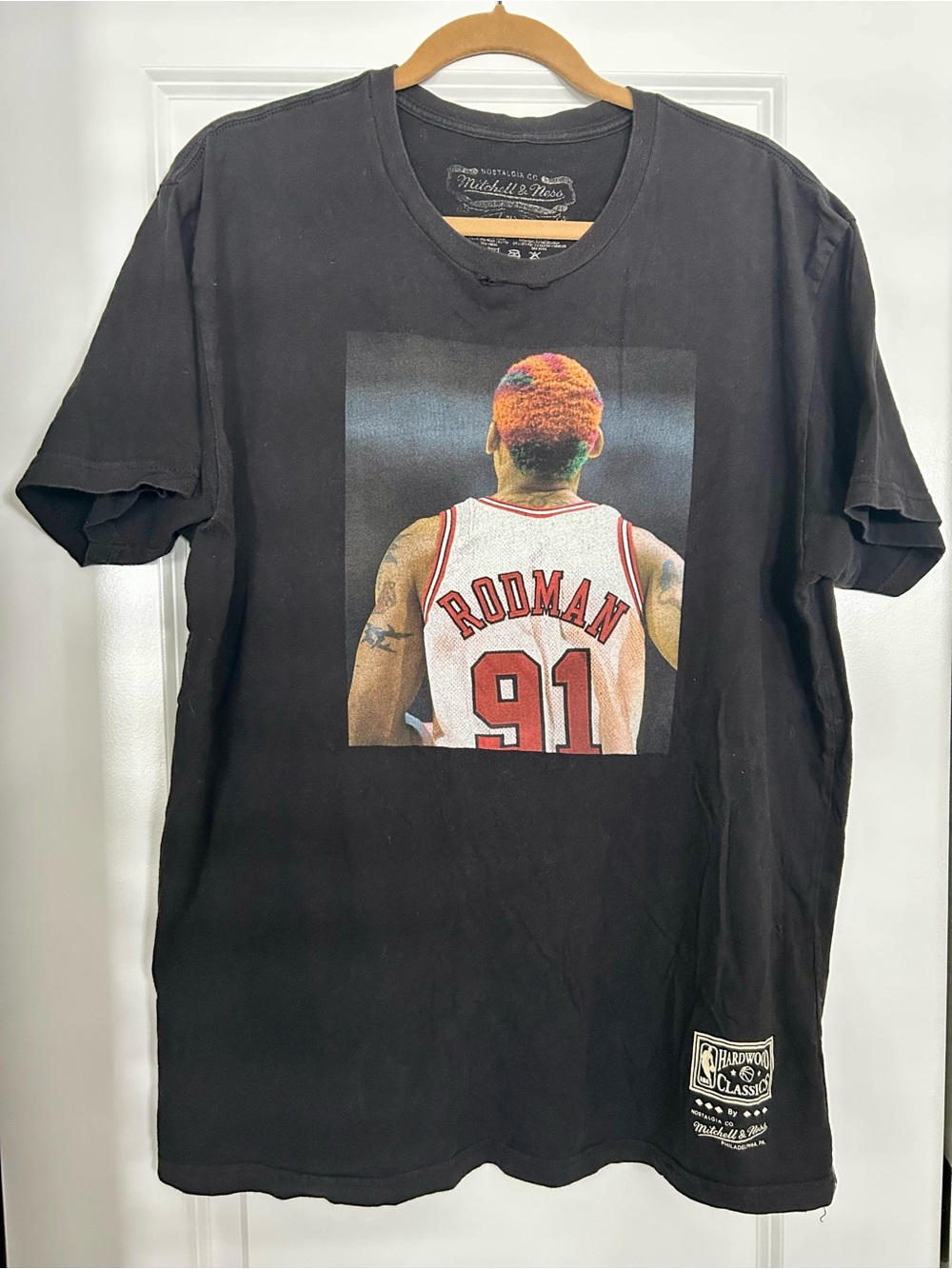 Mitchell & Ness Dennis Rodman #91 Chicago Bulls XL tee - Picture 2 of 7